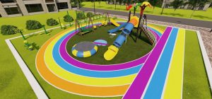 rubberized floor for kids play area in school and home