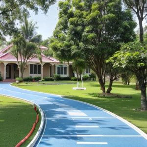 synthetic jogging track in pakistan